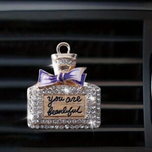 Bling Perfume Bottle Car Air Freshner & Accessory